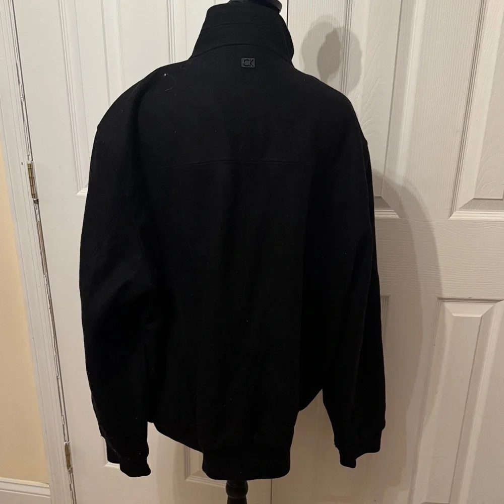 Calvin Klein Men's Black Windbreaker Jacket